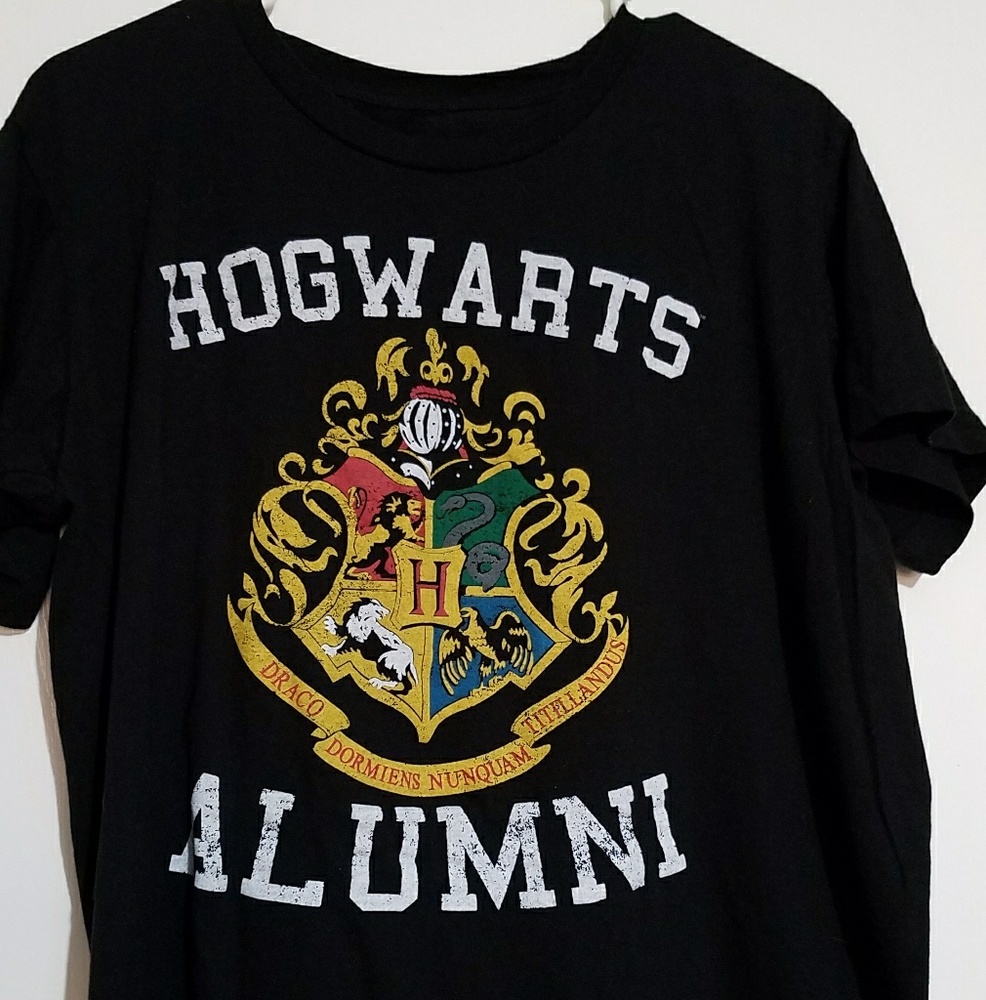 Harry Potter Hogwarts Alumni Black Shirt